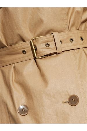 Trench in misto lino beige ISABEL MARANT | MA0410FAC1C01I90BE